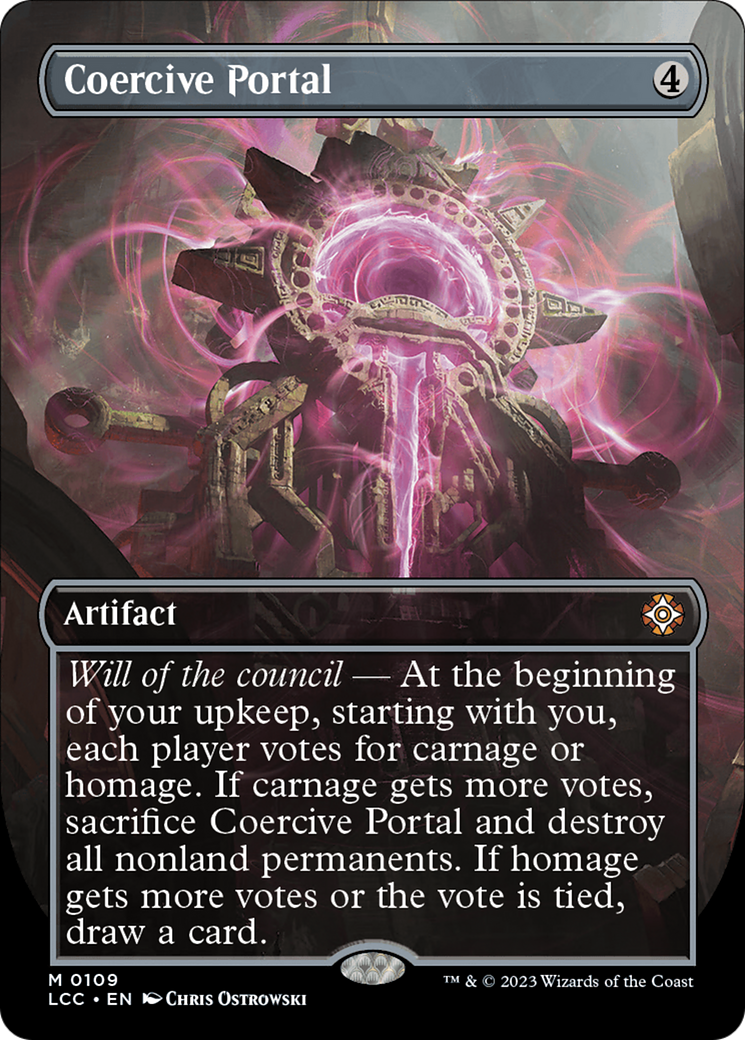 Coercive Portal (Borderless) [The Lost Caverns of Ixalan Commander] | Enigma On Main