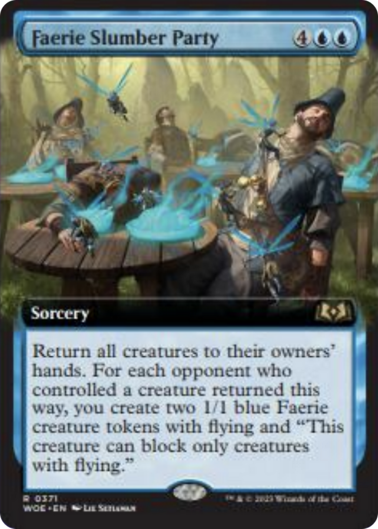 Faerie Slumber Party (Extended Art) [Wilds of Eldraine] | Enigma On Main