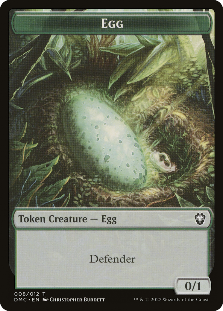 Treasure // Egg Double-Sided Token [Secret Lair Drop Series] | Enigma On Main