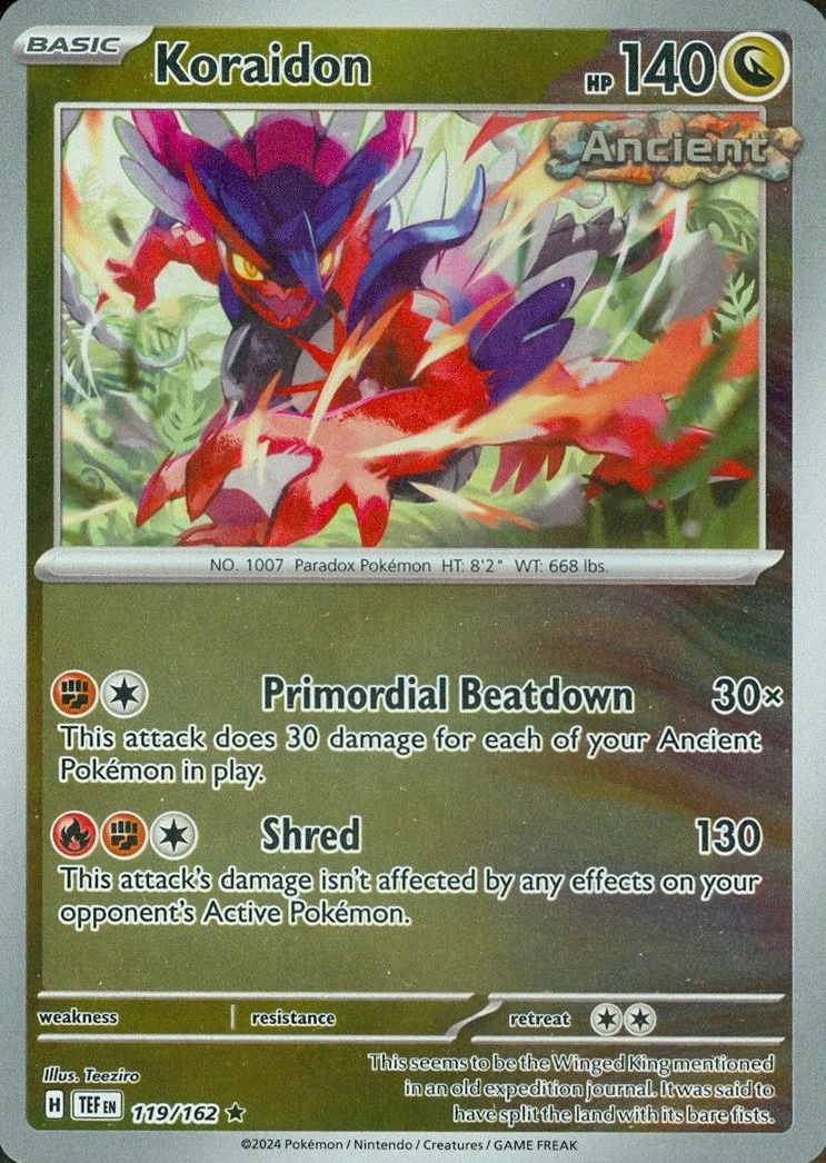 Koraidon (119/162) [Scarlet & Violet: Temporal Forces] | Enigma On Main