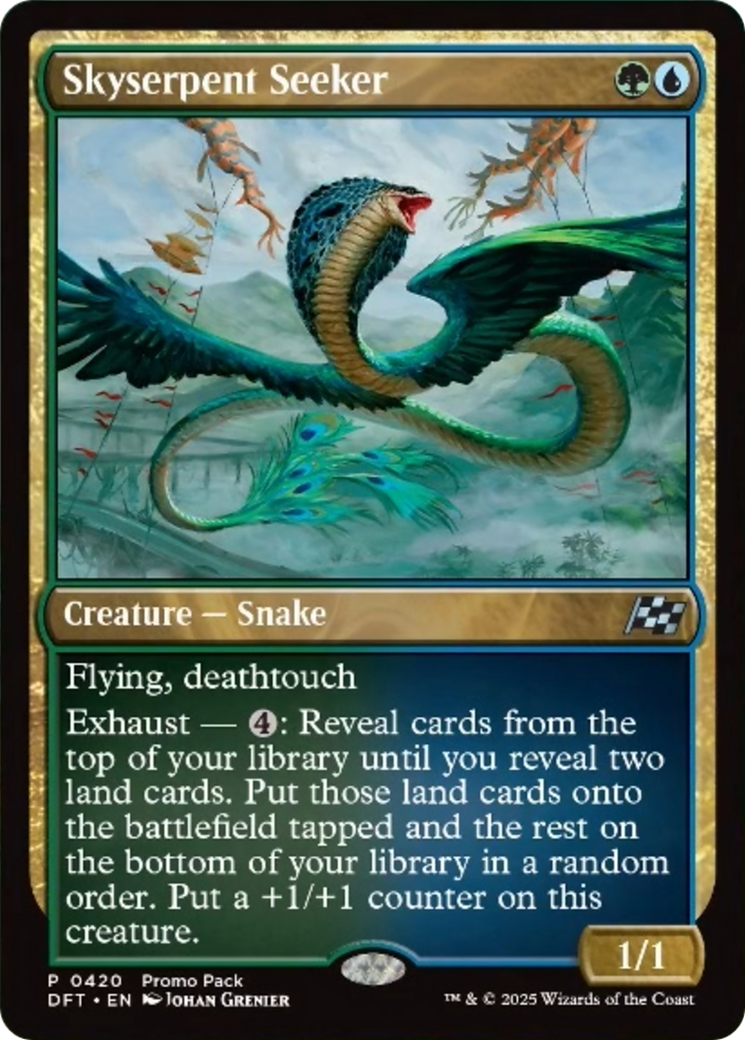 Skyserpent Seeker (Promo Pack) [Aetherdrift Promos] | Enigma On Main