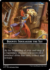 Bounty: Squeakers the Sly // Bounty Rules Double-Sided Token [Outlaws of Thunder Junction Commander Tokens] | Enigma On Main