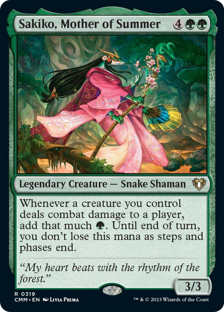 Sakiko, Mother of Summer [Commander Masters] | Enigma On Main