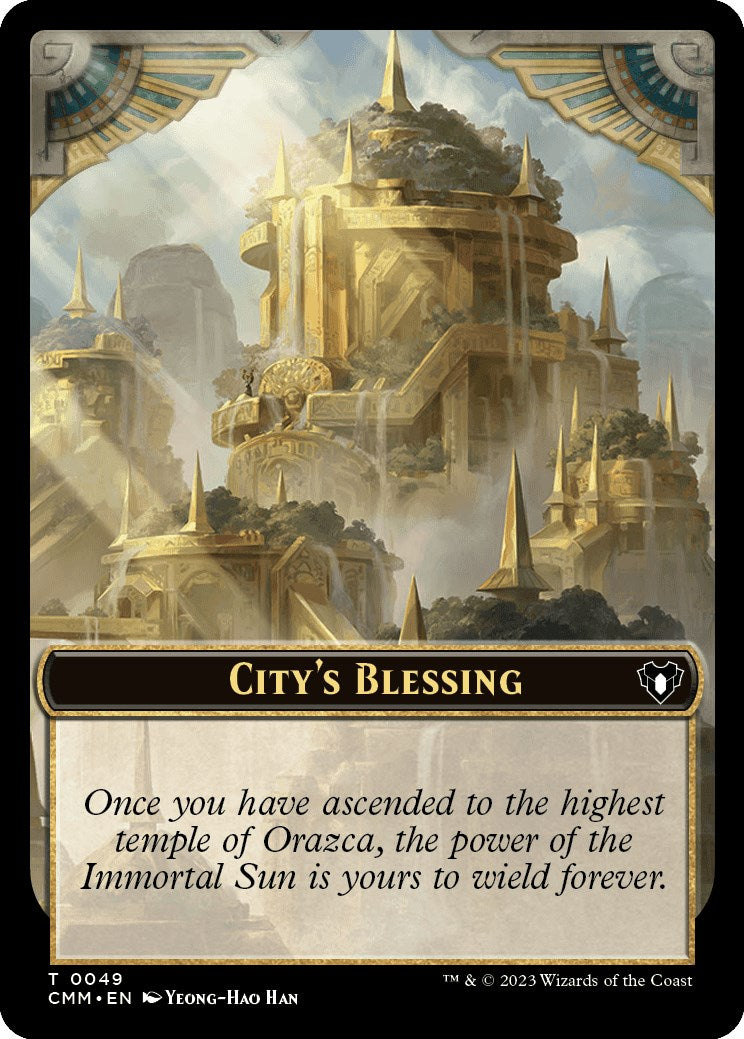 City's Blessing // Rat Double-Sided Token [Commander Masters Tokens] | Enigma On Main