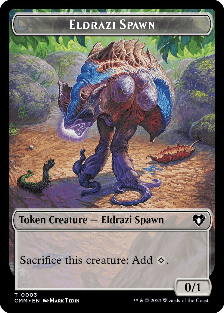 Eldrazi Spawn // Phyrexian Germ Double-Sided Token [Commander Masters Tokens] | Enigma On Main