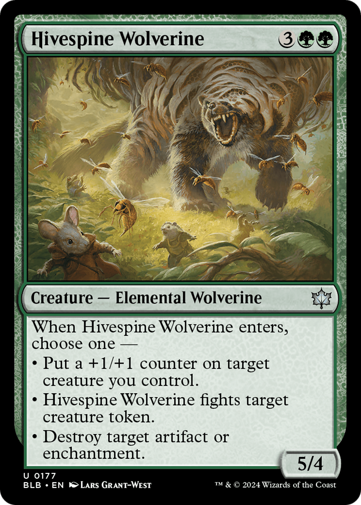 Hivespine Wolverine [Bloomburrow] | Enigma On Main