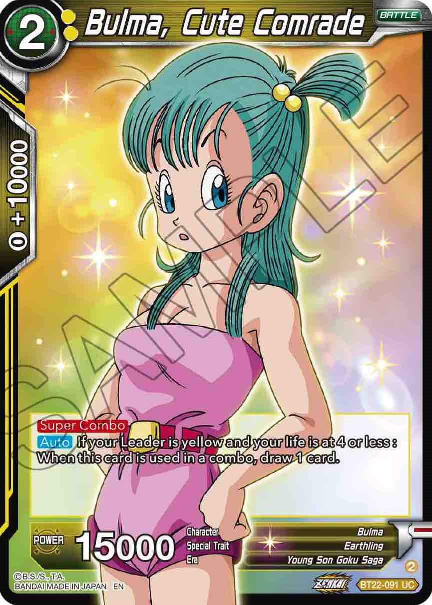 Bulma, Cute Comrade (BT22-091) [Critical Blow] | Enigma On Main