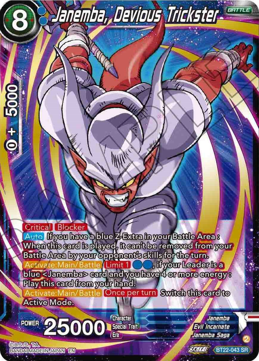 Janemba, Devious Trickster (BT22-043) [Critical Blow] | Enigma On Main