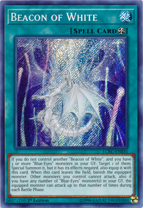 Beacon of White [LCKC-EN035] Secret Rare | Enigma On Main