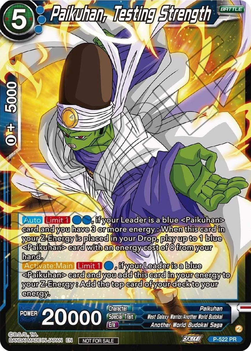 Paikuhan, Testing Strength (Zenkai Series Tournament Pack Vol.5) (P-522) [Tournament Promotion Cards] | Enigma On Main