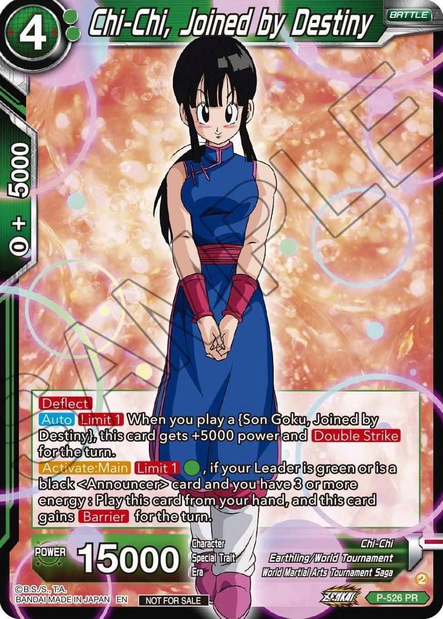 Chi-Chi, Joined by Destiny (Zenkai Series Tournament Pack Vol.5) (P-526) [Tournament Promotion Cards] | Enigma On Main