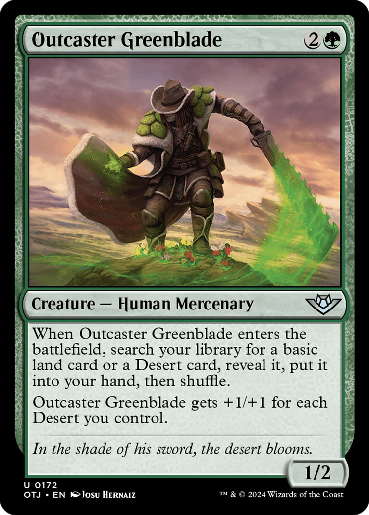 Outcaster Greenblade [Outlaws of Thunder Junction] | Enigma On Main