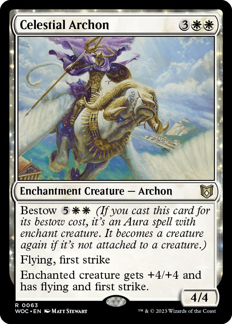 Celestial Archon [Wilds of Eldraine Commander] | Enigma On Main