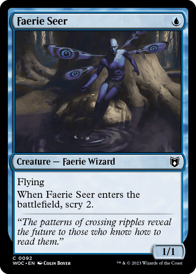 Faerie Seer [Wilds of Eldraine Commander] | Enigma On Main