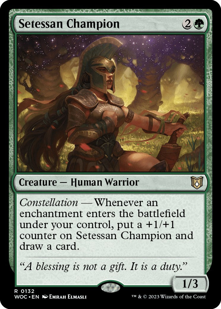 Setessan Champion [Wilds of Eldraine Commander] | Enigma On Main