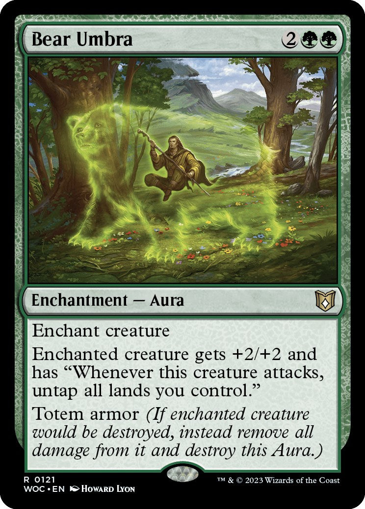 Bear Umbra [Wilds of Eldraine Commander] | Enigma On Main