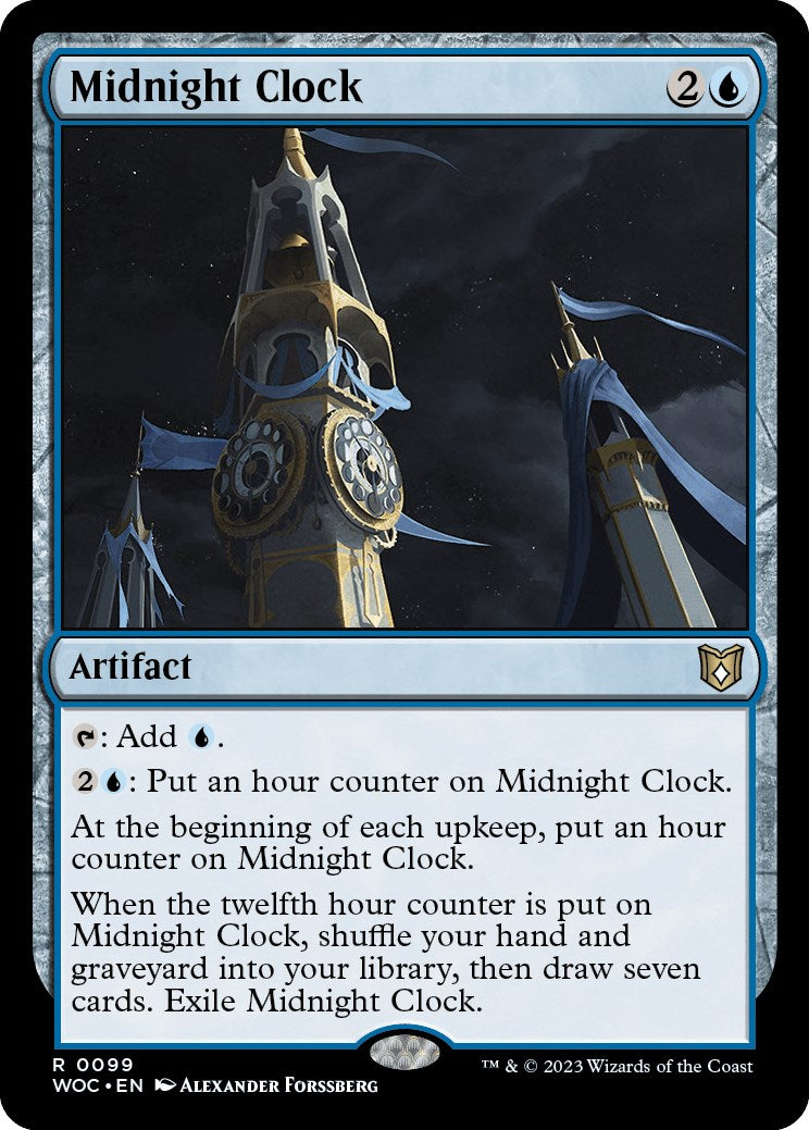 Midnight Clock [Wilds of Eldraine Commander] | Enigma On Main