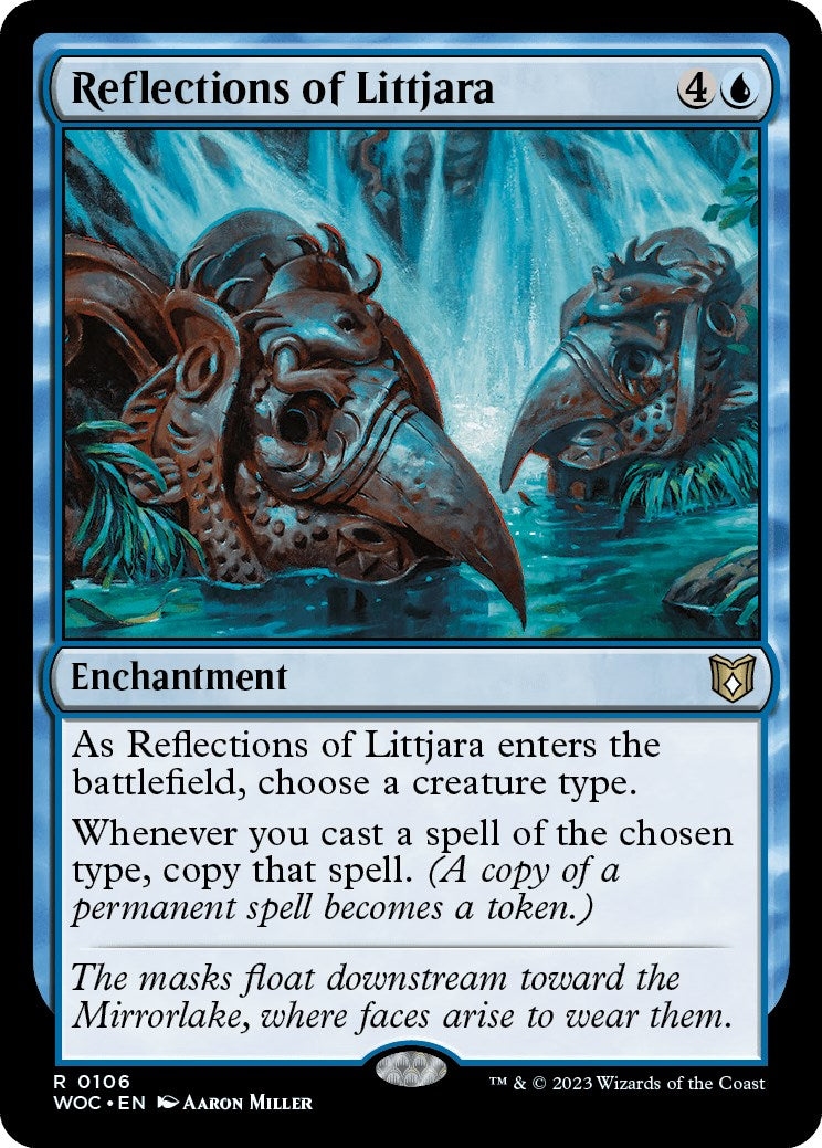 Reflections of Littjara [Wilds of Eldraine Commander] | Enigma On Main