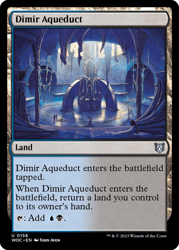 Dimir Aqueduct [Wilds of Eldraine Commander] | Enigma On Main