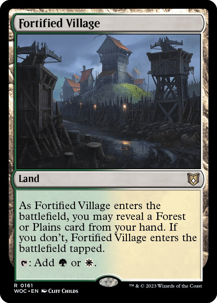 Fortified Village [Wilds of Eldraine Commander] | Enigma On Main