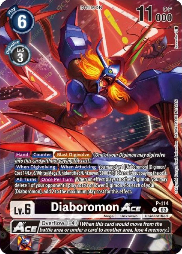 Diaboromon Ace [P-114] (Tamer Goods Set Diaboromon) [Promotional Cards] | Enigma On Main