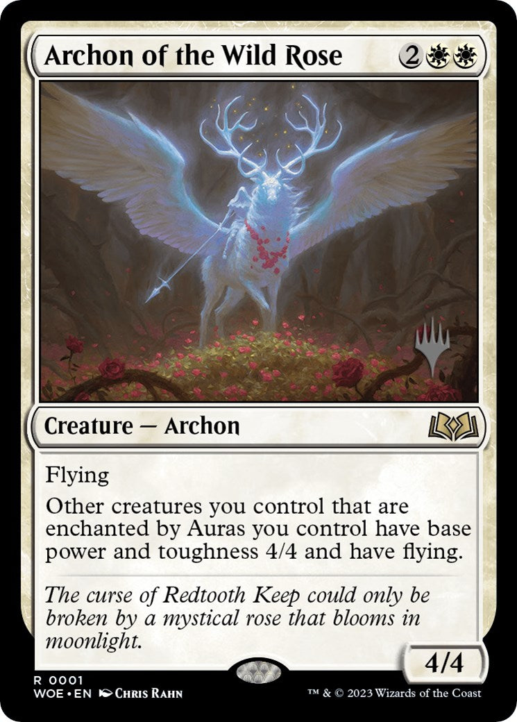 Archon of the Wild Rose (Promo Pack) [Wilds of Eldraine Promos] | Enigma On Main