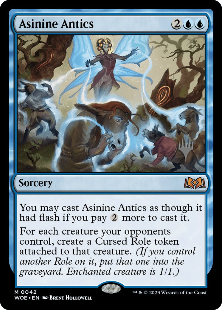 Asinine Antics (Promo Pack) [Wilds of Eldraine Promos] | Enigma On Main