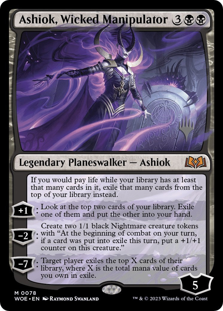 Ashiok, Wicked Manipulator (Promo Pack) [Wilds of Eldraine Promos] | Enigma On Main