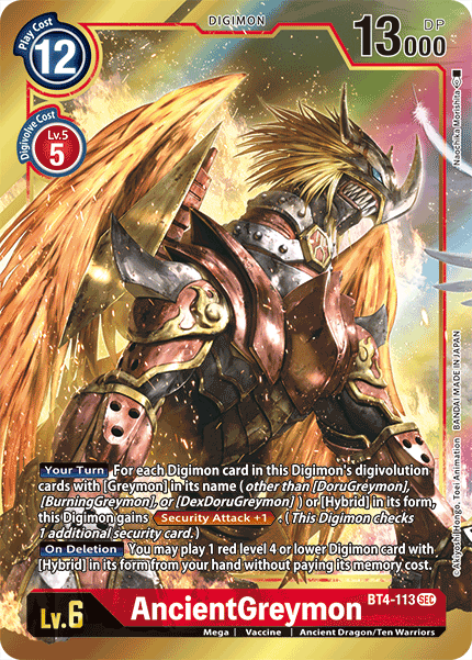 AncientGreymon [BT4-113] (Alternate Art) [Great Legend] | Enigma On Main