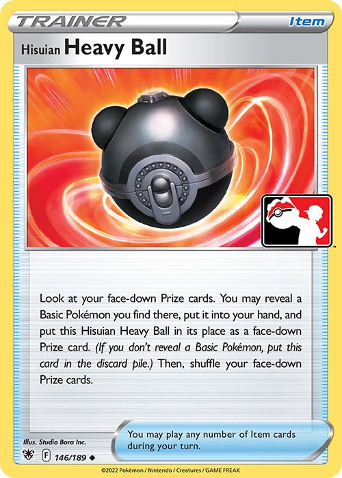 Hisuian Heavy Ball (146/189) [Prize Pack Series Three] | Enigma On Main