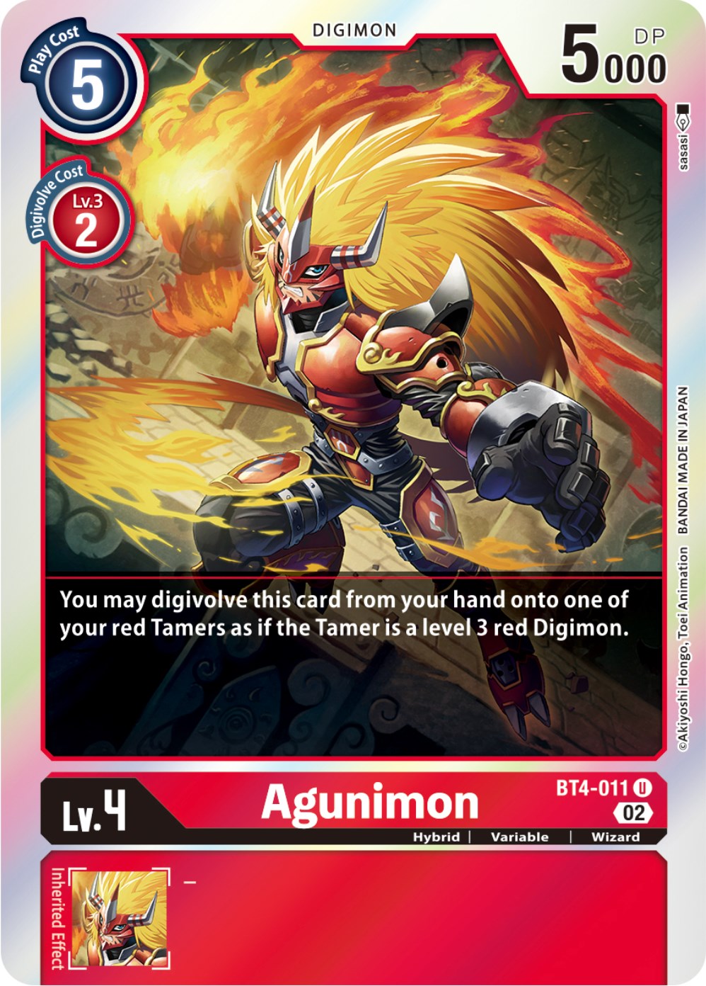 Agunimon [BT4-011] [Resurgence Booster] | Enigma On Main