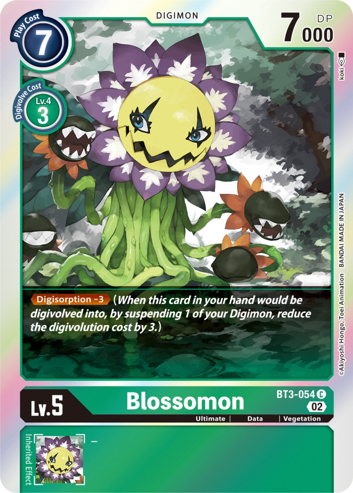 Blossomon [BT3-054] [Resurgence Booster] | Enigma On Main