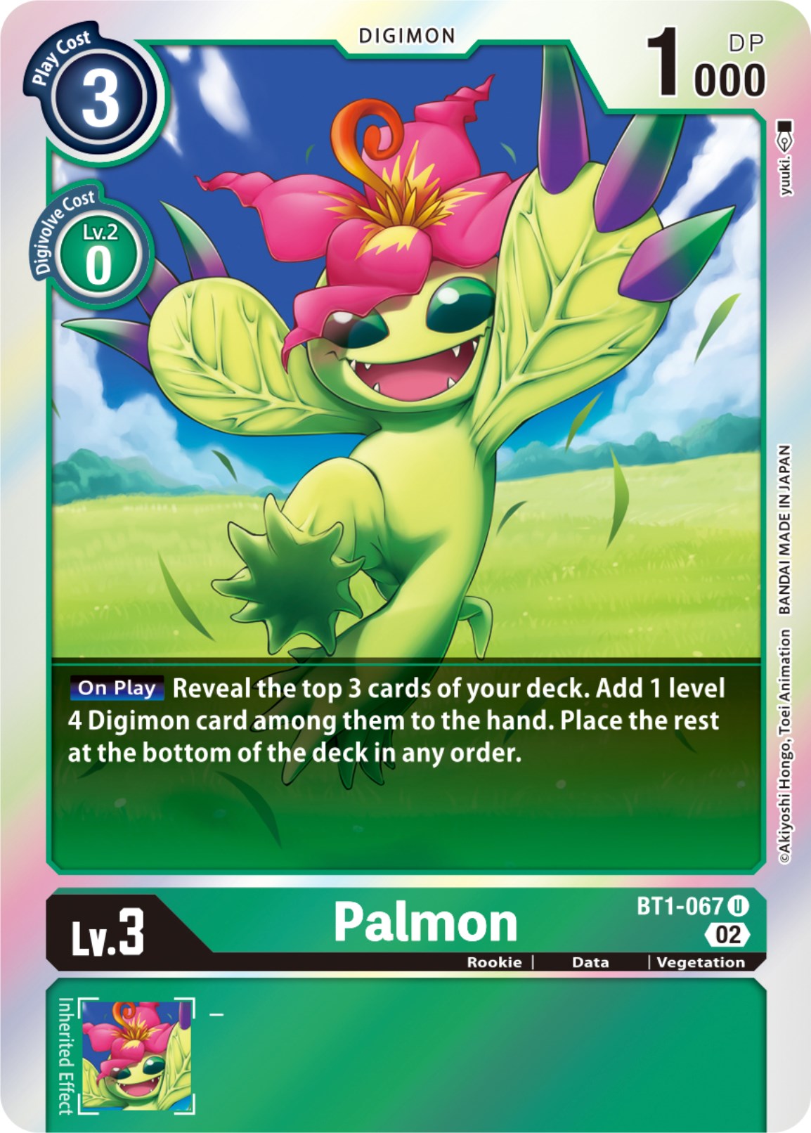 Palmon [BT1-067] [Resurgence Booster] | Enigma On Main