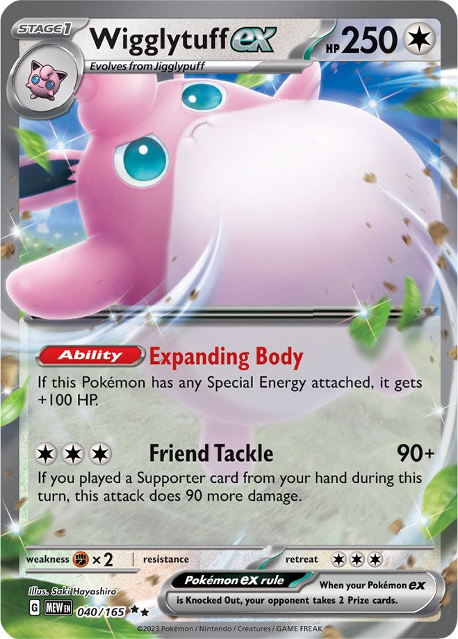 Wigglytuff ex (040/165) [Scarlet & Violet: 151] | Enigma On Main