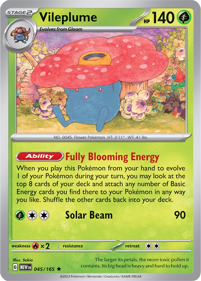 Vileplume (045/165) [Scarlet & Violet: 151] | Enigma On Main