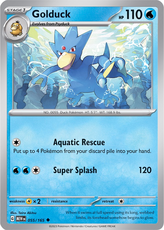 Golduck (055/165) [Scarlet & Violet 151] | Enigma On Main