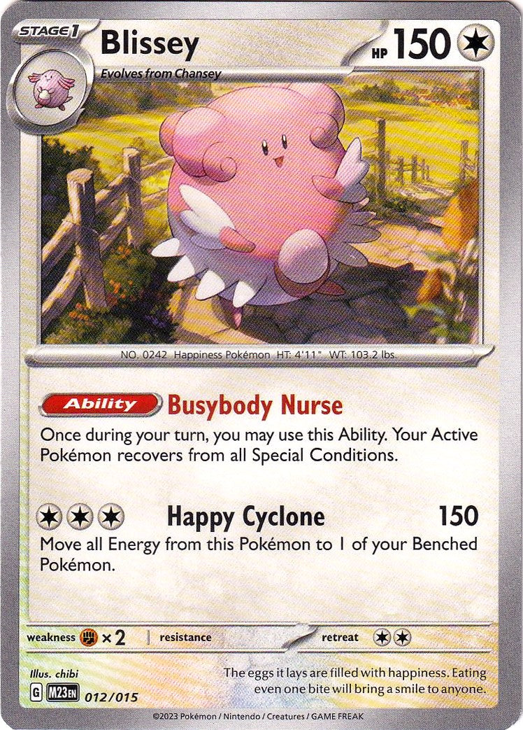 Blissey (012/015) [McDonald's Promos: 2023 Collection] | Enigma On Main