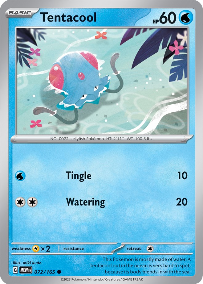 Tentacool (072/165) [Scarlet & Violet: 151] | Enigma On Main