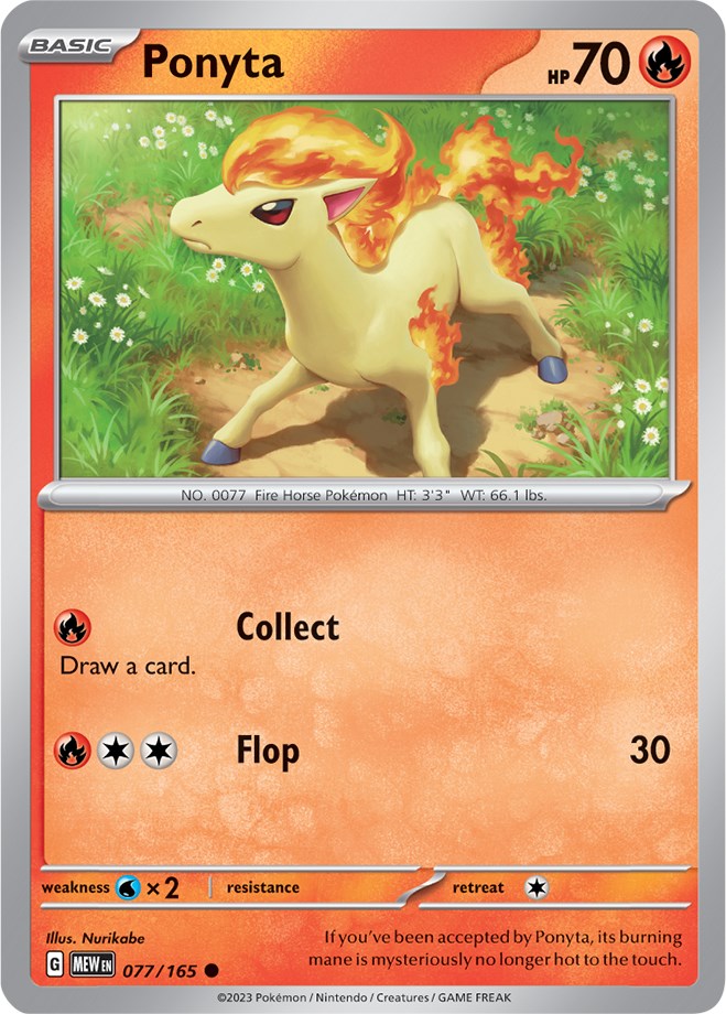 Ponyta (077/165) [Scarlet & Violet: 151] | Enigma On Main