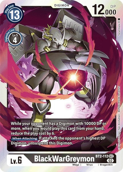 BlackWarGreymon (Resurgence Booster Reprint) [Resurgence Booster] | Enigma On Main