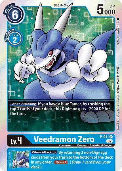 Veedramon Zero [P-011] (Resurgence Booster Reprint) [Resurgence Booster] | Enigma On Main