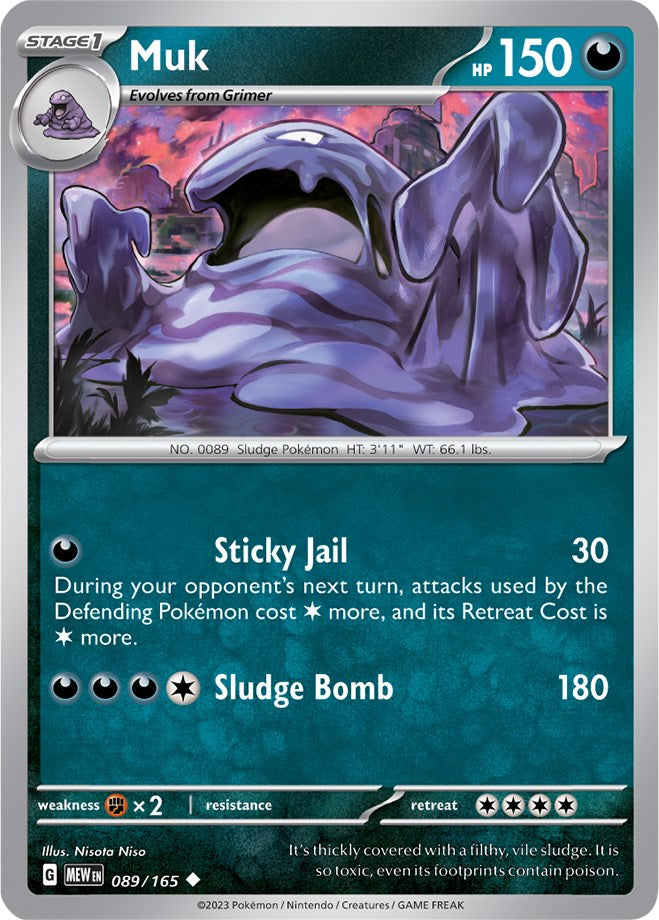 Muk (089/165) [Scarlet & Violet: 151] | Enigma On Main