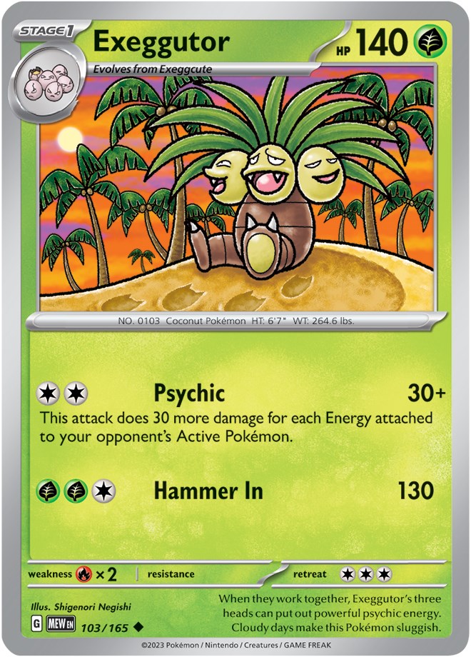 Exeggutor (103/165) [Scarlet & Violet: 151] | Enigma On Main