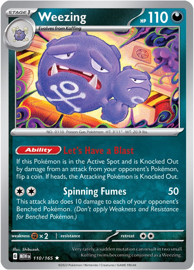 Weezing (110/165) [Scarlet & Violet: 151] | Enigma On Main