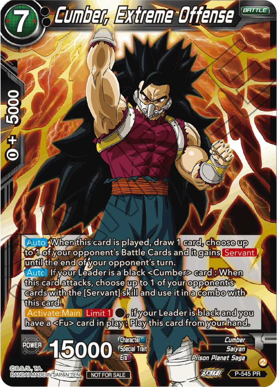 Cumber, Extreme Offense (Championship Selection Pack 2023 Vol.3) (Gold-Stamped) (P-545) [Tournament Promotion Cards] | Enigma On Main