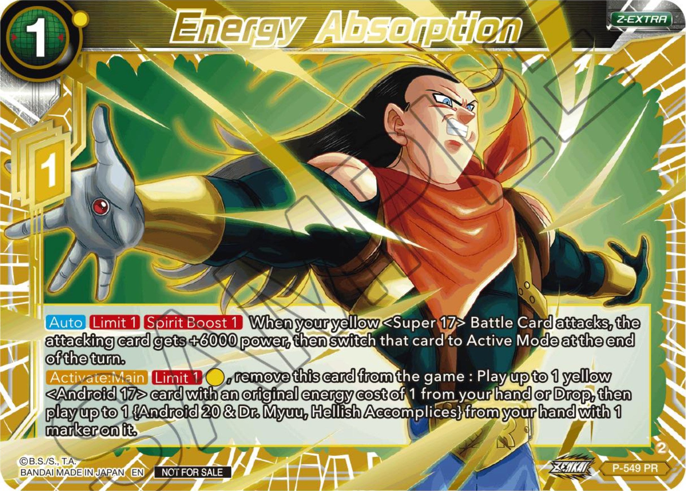 Energy Absorption (Championship Z Extra Card Pack 2023) (Gold-Stamped) (P-549) [Tournament Promotion Cards] | Enigma On Main