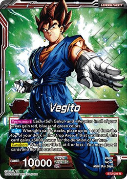 Vegito // Fusion Warrior Super Saiyan Vegito (Championship 2023 Golden Card Vol.3) (BT2-001) [Tournament Promotion Cards] | Enigma On Main