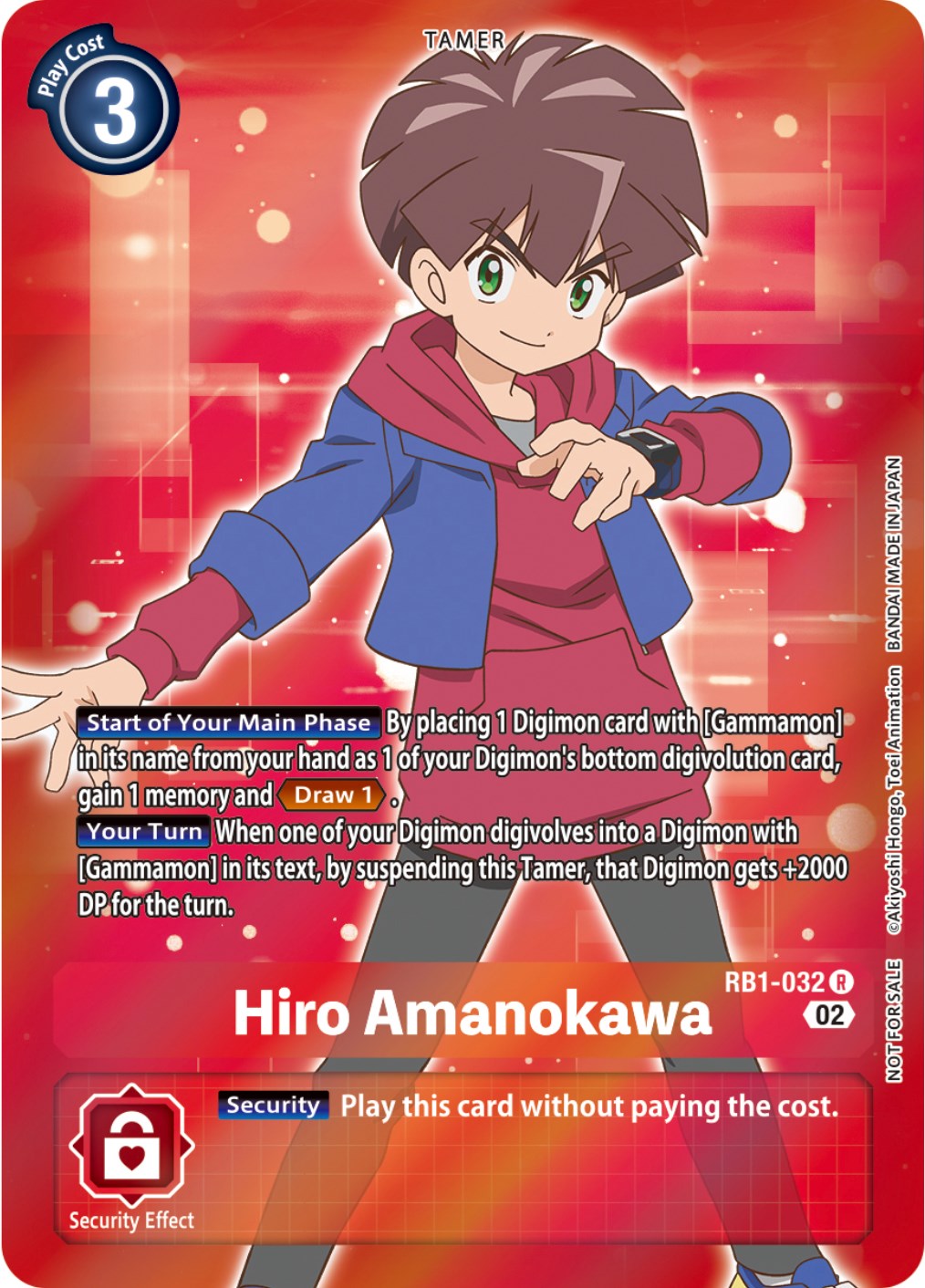 Hiro Amanokawa [RB1-032] (Box Topper) [Resurgence Booster] | Enigma On Main