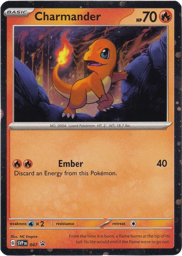 Charmander (047) (Cosmos Holo) [Scarlet & Violet: Black Star Promos] | Enigma On Main