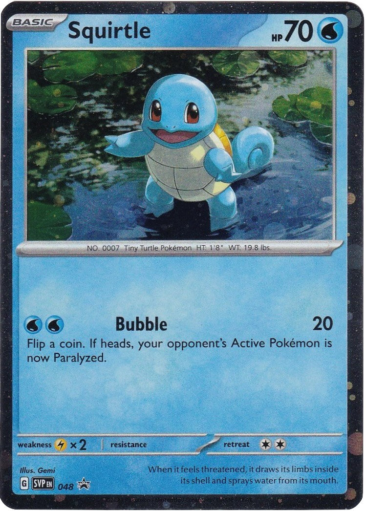 Squirtle (048) (Cosmos Holo) [Scarlet & Violet: Black Star Promos] | Enigma On Main